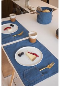 Suport pentru farfurii din material textil 45x33 cm Indigo – Tiseco Home Studio