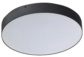 Plafoniera LED design slim MONZA R 40 3000K neagra