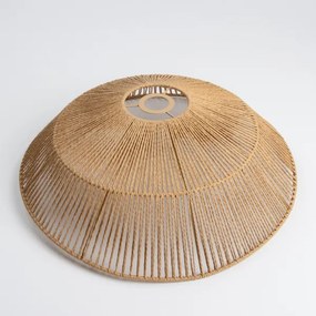 Brilagi - Lustră LED aplicată CERIA BOHO 1xE27/60W/230V Ø 50 cm negru/maro