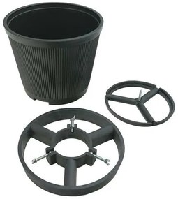 Suport pom de Crăciun 10 l, negru