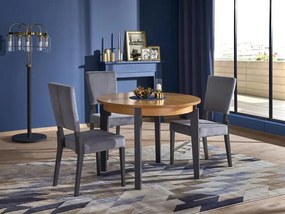 Masă de sufragerie extensibilă 100-200 cm Saras (stejar auriu +grafit) (pentru 6 8 persoane). 1048724