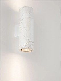 Aplica de perete din marmura alba Olvio