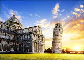 Tablou pe sticlă - Pisa (70x50 cm)