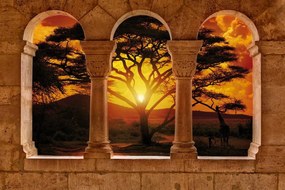Fototapet - Peisaj african (254x184 cm)