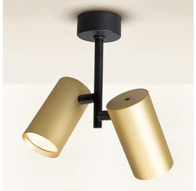 Spot Brilagi SELE VERTICAL 2xGU10/30W/230V negru/auriu