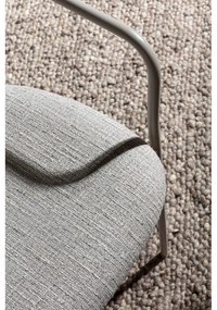 Set de scaune de sufragerie gri deschis/în culoare naturală cu cotiere tapițat Nour – MOME