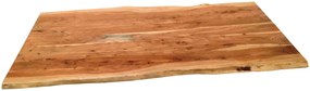 Masa dreptunghiulara cu blat din lemn de salcam 160x85x77 cm