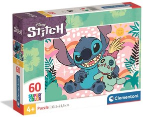 Disney Lilo și Stitch Scrump’s Day Puzzle Clementoni de 60 de piese