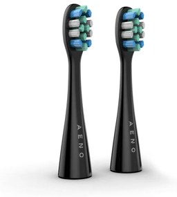 Set 2 capete pentru periuta de dinti AENO ADBTH2-1, Compatibila cu AENO DB1/DB2, Perii Dupont, Negru