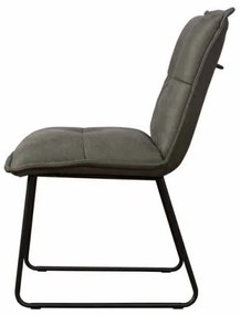 Scaun piele artificiala Seda gri