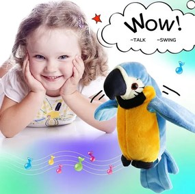 Papagal vorbitor interactiv - albastru