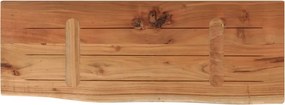 vidaXL Raft perete 70x30x3,8 cm dreptunghiular lemn acacia margine vie