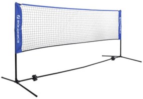 Plasa de tenis/badminton portabila Cu suport reglabil inaltime 5x1,55 m, albastru