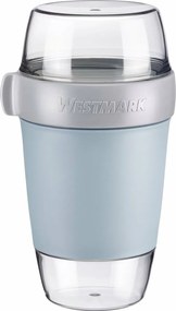 Recipient pentru alimente Westmark din trei piese,1150 ml, albastru, L