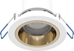 Eglo 902299 YEBRA-Z - Lampă LED RGBW dimabilă cu sticlă fumurie pentru tavan fals, LED/4,8W/230V IP44, alb/auriu