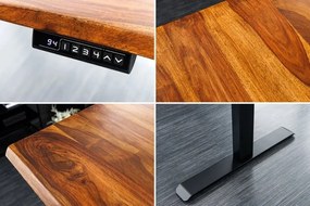 Birou cu inaltime reglabila electrica Mammut 160cm, sheesham