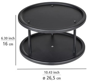 Organizator pentru mirodenii Wenko Lazy Susan, negru