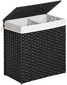 Cos rufe Ratan sintetic Negru