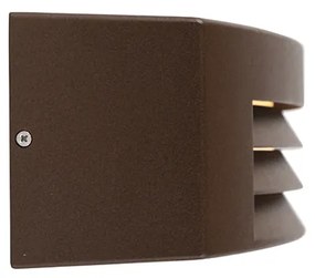 Aplică modernă maro ruginiu IP44 - Hurricane 1