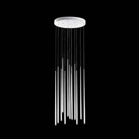 Lustra LED design modern minimalist 45cm Louise 12 white ZZ AZ3421