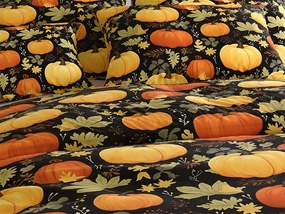 Lenjerie de pat din microfibra ORANGE PUMPKINS colorate Dimensiune lenjerie de pat: 70 x 90 cm | 140 x 220 cm