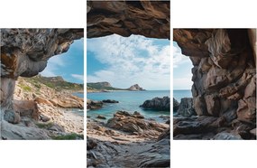 Tablou - Peșteră lângă mare (90x60 cm)