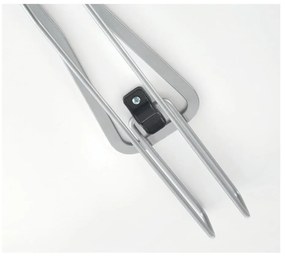 Suport suspendat pentru căni, pahare sau prosoape de bucătărie Metaltex, lungime 8 cm