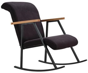 Fotoliu balansoar LUNI negru