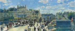 Tablou - Auguste Renoir, Pont Neuf, Paris, reproducere (120x50 cm)