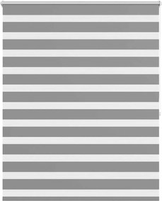vidaXL Jaluzea Zebră 140,9x175 cm Lățime material 136,7 cm gri