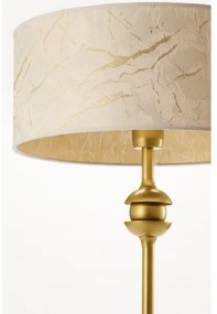 Jupiter 2112 - Lampă de masă KASZMIR 1xE27/15W/230V alb/auriu, decor marmură
