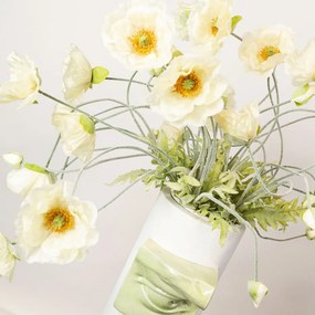 Aranjament floral mare CYLINDER DAVID EYE WITH POPPY