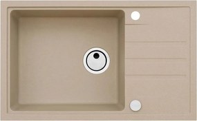 Chiuveta compozit Alveus Intermezzo 130 bej 78x48 cm