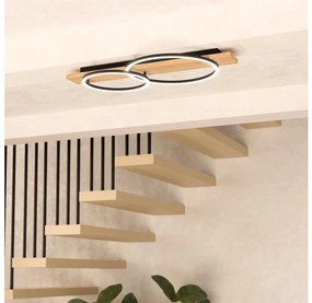 Plafonieră LED Eglo 901716 BOYAL 2xLED/12W/230V 3000K bej/negru