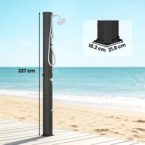 Outsunny Duș Exterior Ecologic cu Duș Portabil | Aosom Romania