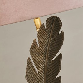 Veioza/Lampa de masa design lux elegant Belle argintiu/roz