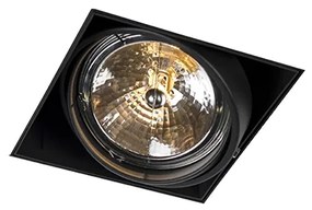 Spot integrat negru AR111 reglabil și rotativ fără rama - Oneon