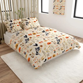 Lenjerie cocolino PAPAVA crem Dimensiune lenjerie de pat: 70 x 90 cm | 140 x 220 cm