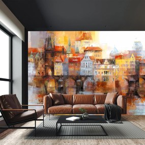 Fototapet - Praga desenată (147x102 cm)