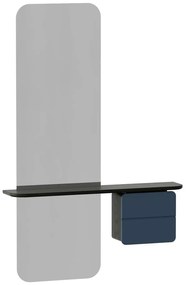 Set pentru hol în culoarea petrolului/negru cu aspect de lemn de stejar One More Look – UMAGE