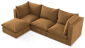 Colțar teracotă (cu colț pe partea stângă/cu șezlong) Manao – Makamii