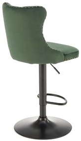 Scaun de bar H117 velvet verde