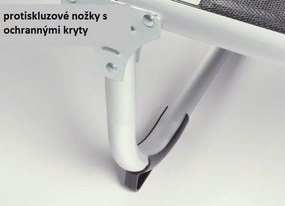 Șezlong de grădină, pliabil, baldachin, antracit 187 cm