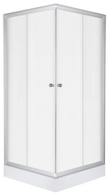 Cabină de duș unghiulară Pico 80 cu tavă de duș