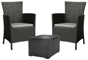 Set mobilier de grădină Iowa Balcon cu masă Vigo grafit