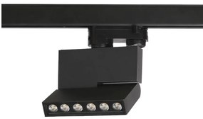 Spot LED directionabil pe sina LEON 5 TRACK negru ZZ AZ3491