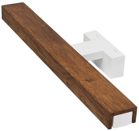 Aplică LED pentru oglindă de baie Brilagi WOODY MIRROR LED/8W/230V IP44 stejar/alb