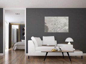 Tablou - Peisaj chinezesc (90x60 cm)