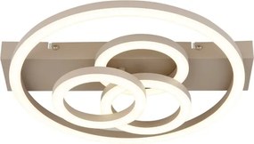 Globo 48040-40SA-LED Plafonieră dimabilă DARRYL I LED/40W/230V dim.: 35 x 33 cm bej + telecomandă