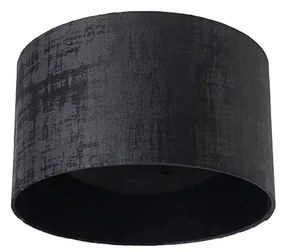 Abajur din catifea negru 35/35/20